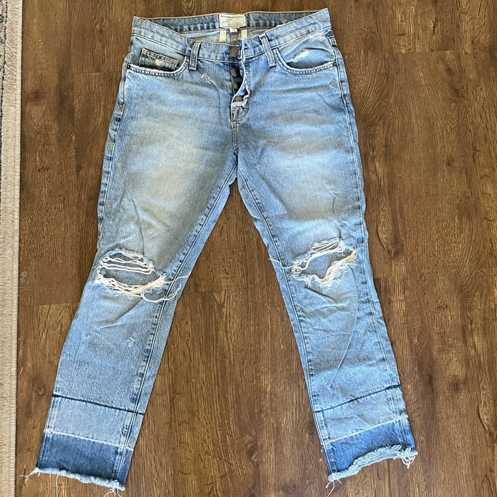 Current/Elliot Distressed Jeans